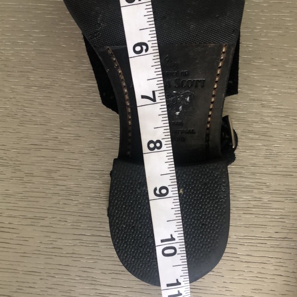 The Office of Angela Scott black suede size 9 - Picture 15 of 16